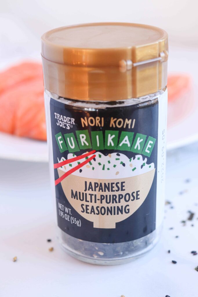 a bottle of furikake seasoning