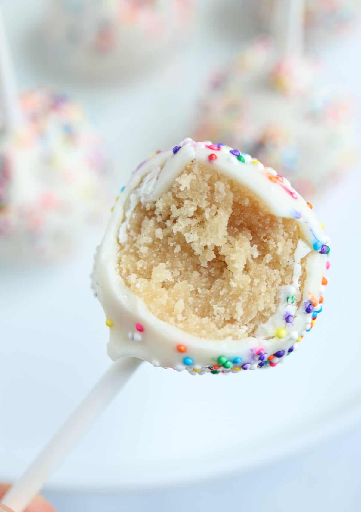White Almond Cake Pops  Cake and Candy Center Inc