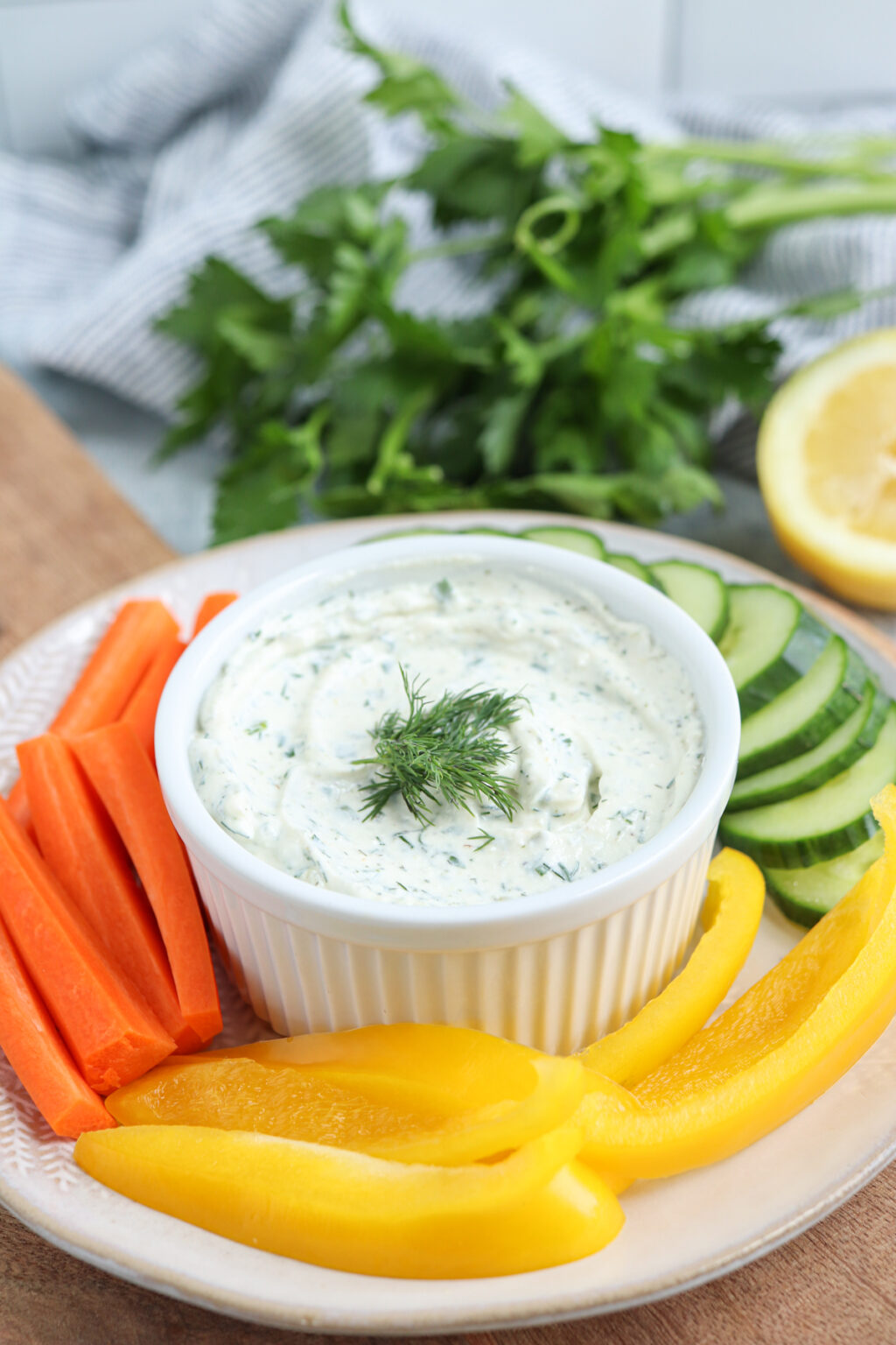 Cottage Cheese Ranch Dip (Healthy & High Protein) Wholly Tasteful